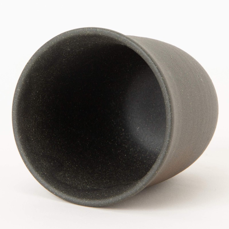 Koyo Pottery Black Bizen Long Yumi 23205