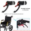 Wheelchair Replacement Hand Brake with Self-Locking Brake System, 2 Pcs
