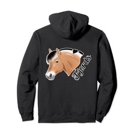 Norwegian Fjord Horse for Fjords dark rider Pullover Hoodie