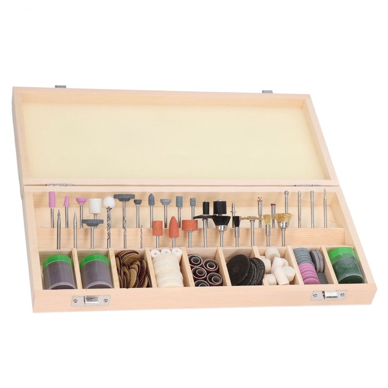 228Pcs Rotary Tool Accessory Kit Small Size High Efficiency Sanding