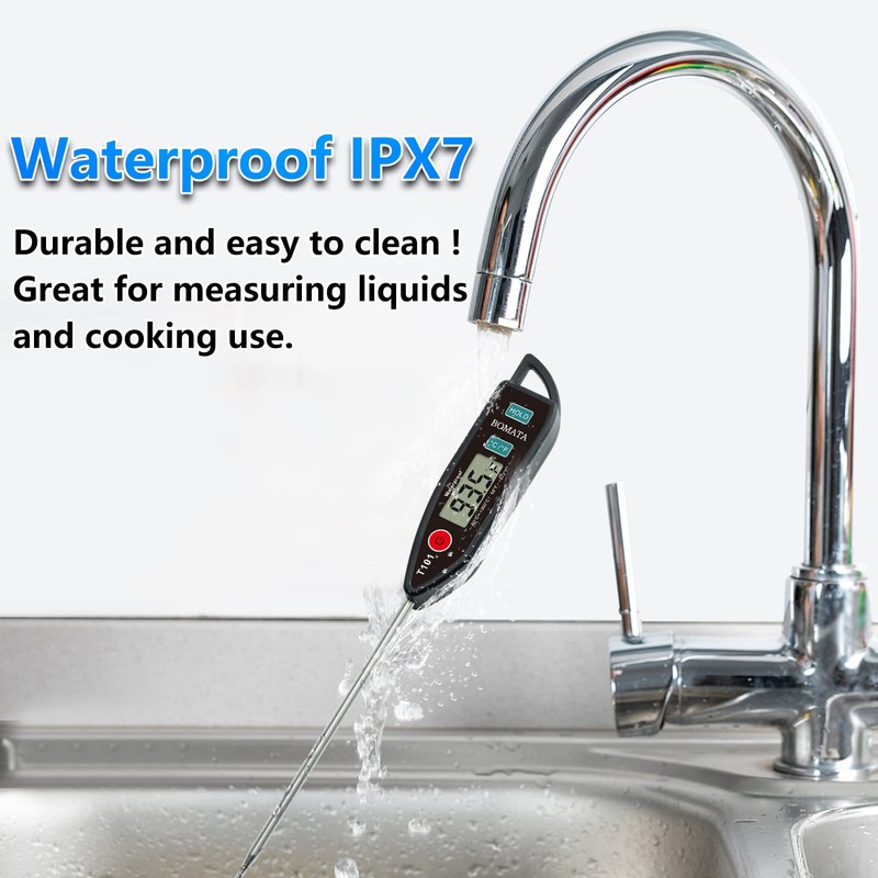 BOMATA Digital Water Thermometer for Water, Liquid, Candle and Cooking.
