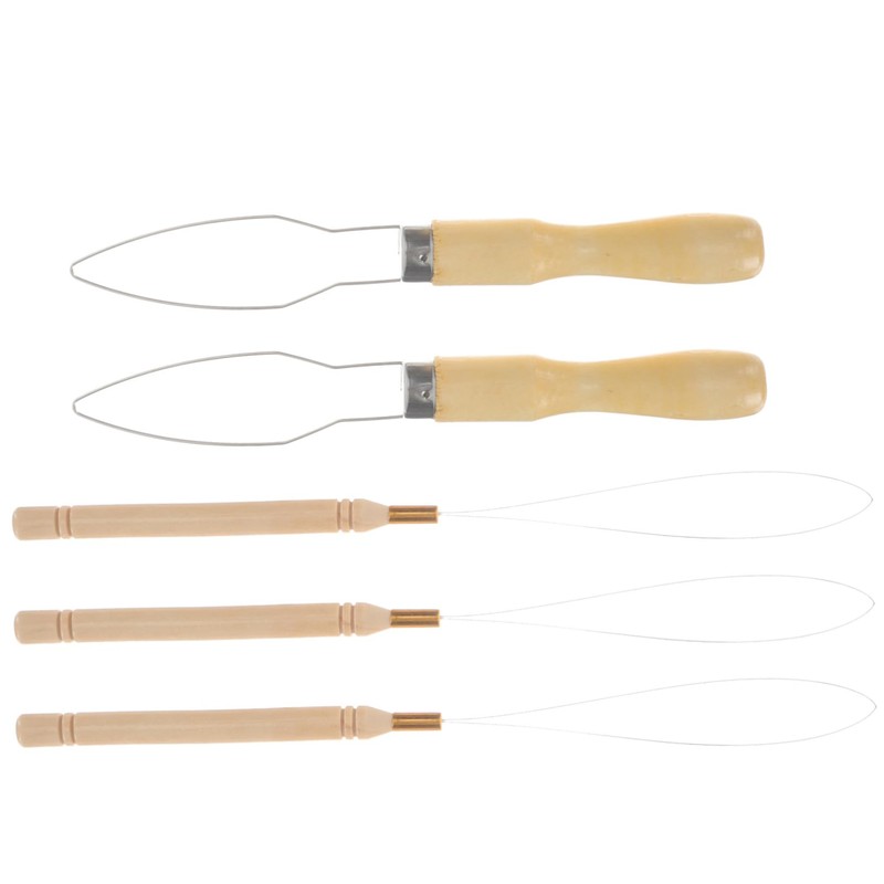 FOMIYES 2sets Threaded Tool Sewing Bead Threading Tool Bead Threading