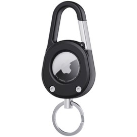 for AirTag Holder with Car Keychain, Heavy Duty Carabiner Keychain with AirTag Holder for Keys, Luggage, Backpacks, Pets & Travel