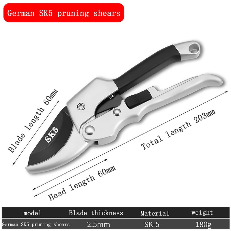 MEPEREZ Pruners, German Pruning shears, Work 3 Times Easier, Sharp,