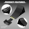 DNA MOTORING 2pcs Wheel Chocks Tire Chocks, Trailer Wheel Chocks