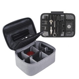 PODAHO Large Smell Proof Stash Bag Set with 10 Accessories, Premium Smell Proof Box Case with Combination Lock, Water Proof Smell Proof Containers Pouch for Storing Smelly Products, Grey