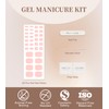 Toe Gel Nail Stickers - 34PCS Salon Quality Wraps no
