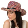 LIERYS Multicolour Cattleman Panama Hat Western Hat Cowboy Hat Panama