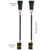 BGTXINGI 2Pcs D1S D2S D3S D4S to 9005 9006 Wiring
