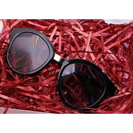 ONLYKXY 100G Plastic Raffia Grass Filler Gift Wrap Crinkle Paper Colorful Basket Stuffing Paper Hamper Shreds for Gift Baskets Bridesmaid Proposal Boxes Confetti Paper (Red)