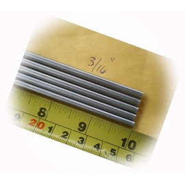 New Pack of 5 Pcs. Stainless Steel Round Rod 302, 3/16" (.192") (4.88Mm.) X 10" Long Versatile and Effective Lures for a Variety of Fish Species Ed022l02723