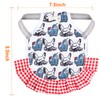 PETKNOWS Chicken Saddles, Hen Apron with Elastic Straps, Suitable for