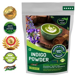 Indigo Powder | Indigofera Tinctoria | Indigo Dye For Hair Care(Hair Growth, Hair Fall, Color), Black and Brown Hair - 200Gm