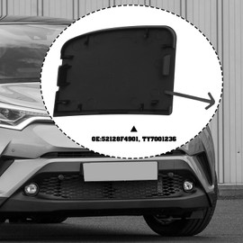 LT Easiyl Car Front Bumper Tow Eye Cover Tow Hook 52128F4901 TY7001236 Compatible with Toyota CHR 2016-2019