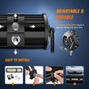 Nilight 2PCS 6.5 Inch 120W LED Light Bar Amber White