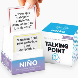 200 Kids Conversation Cards - Niños en español - Help Kids Put Down Tablets and Phones - Get Children to Enjoy Talking and Listening - Great for Car Rides and Family Dinners - Spanish