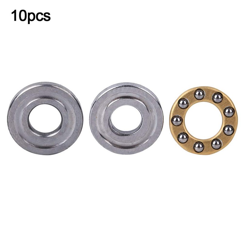 Pack of 10 Thrust Ball Bearings F4-10M 4 x 10