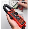 HT206D Current Clamp, True RMS Clamp Multimeter with Temperature and