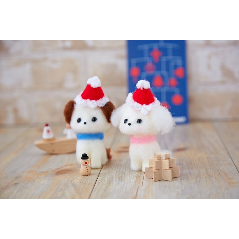 hamanaka Felt Kit Wool Felt Fun Handmade Christmas Maltese &