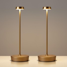 SAKRINGT Cordless Rechargeable Table Lamp, 72H Long Lasting Battery Operated Table Light, Waterproof Touch Portable Dimmable LED Table Lamp for Restaurant Outdoor Patio