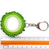 Coconut Accessories Food Sample Key Chain, Bitter Melon That Seems