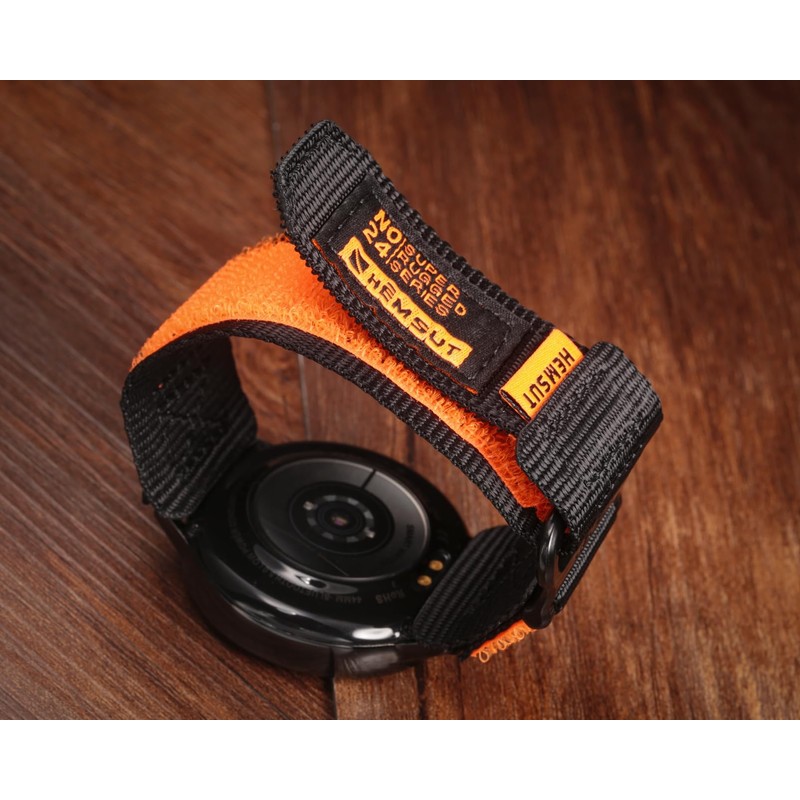 Torbollo Nylon Velcro Watch Band, 0.8 inch (20 mm), 0.9