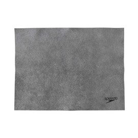 Speedo Micro Chamois Swim Towel, M Size, 43 cm x 32 cm, Absorbent, Quick Drying, Heat Relief, Pool, Leisure, Gray, SE62003