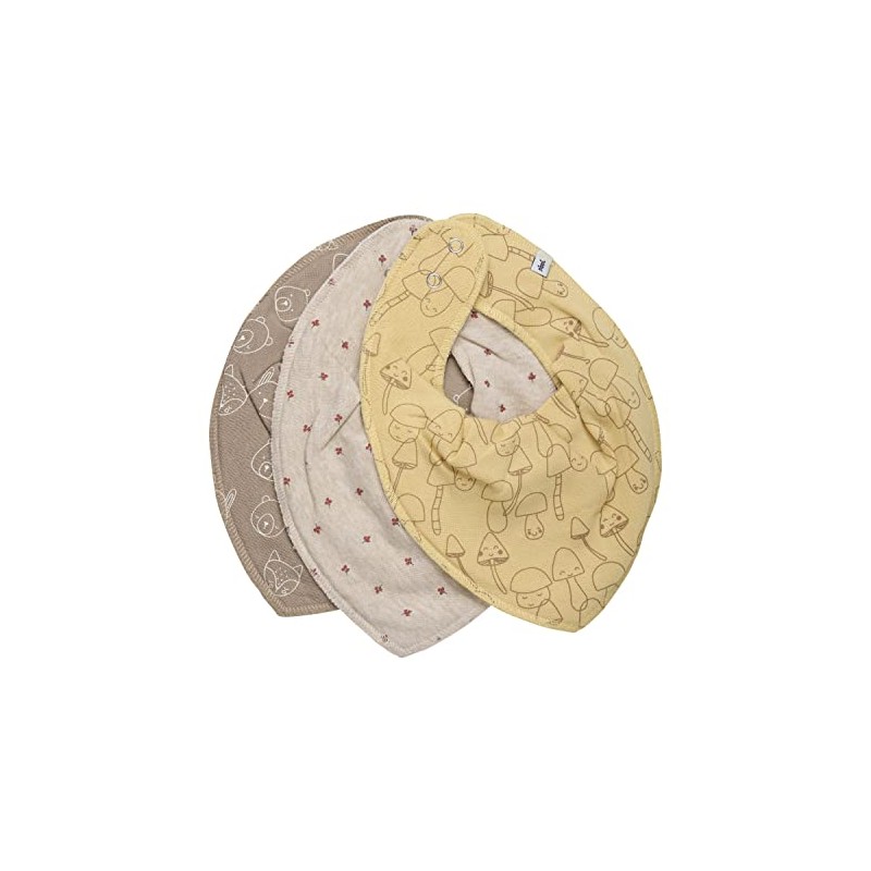 Pippi Unisex Baby Triangle Bib, Straw