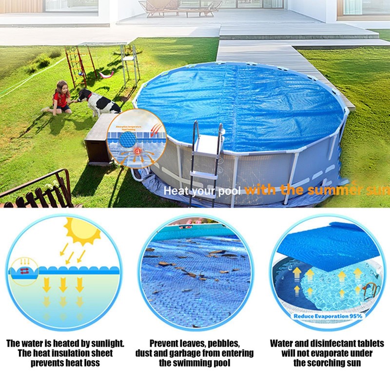 Solar Pool Heater Cover | Round Pool Solar Heating Cover