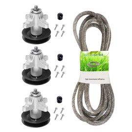 54" Rebuild Kit with 618-04126 Spindles Belt Fits for Cub Cadet SLT 1554 (Only Model 13AK11BK009 13AK11BK010), SLTX 1054 SLT-5400 (13AP62TK090)-2008, Spindle Replaces 918-04125,138" Belt 754-0642