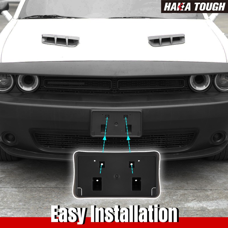 HAKA TOUGH Front License Plate Frame Holder for 2010-2024 for
