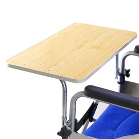 PIAOCAIYIN Wheelchair Tray Table, Portable Accessories Food Holder, Laptop Stand, 22.5 * 12" Eating Reading Desk, Removable Wheelchair Lap Tray, Universal Wheelchair Table for Eating, Reading