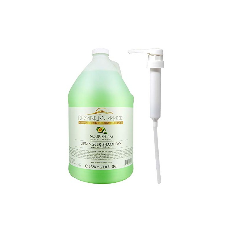 Dominican Magic Detangler Avocado Infused Shampoo 3628ml/1Gallan (1 Gallon with
