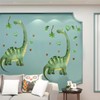 Lotusamber Large Dinosaur Wall Decals for Boys Bedroom Dino Footprint