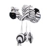 Baby Plush Animal Stroller Toys Black and White Spiral Activity