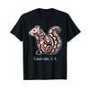 Tribal Squirrel Eastvale CA PNW Indianer T-Shirt