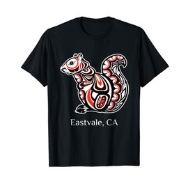 Tribal Squirrel Eastvale CA PNW Indianer T-Shirt