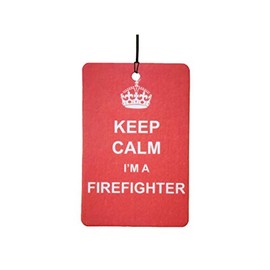 Ali Air Freshener Keep Calm I'm A Firefighter Car Air Freshener