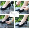 CAASFOOY 1 Pairs Invisible High Heel Shoe Straps,Anti-Loose Shoelace,Heels Transparent