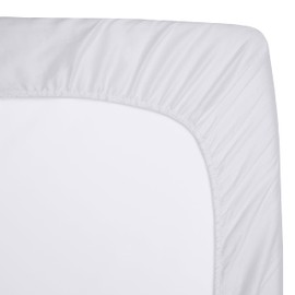 American Baby Company Waterproof fitted Quilted Portable Mini Crib Mattress Pad Cover, 2 Count, White