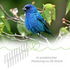AMZoutdoor® 20 x Real Aluminium Nails for Nesting Boxes and
