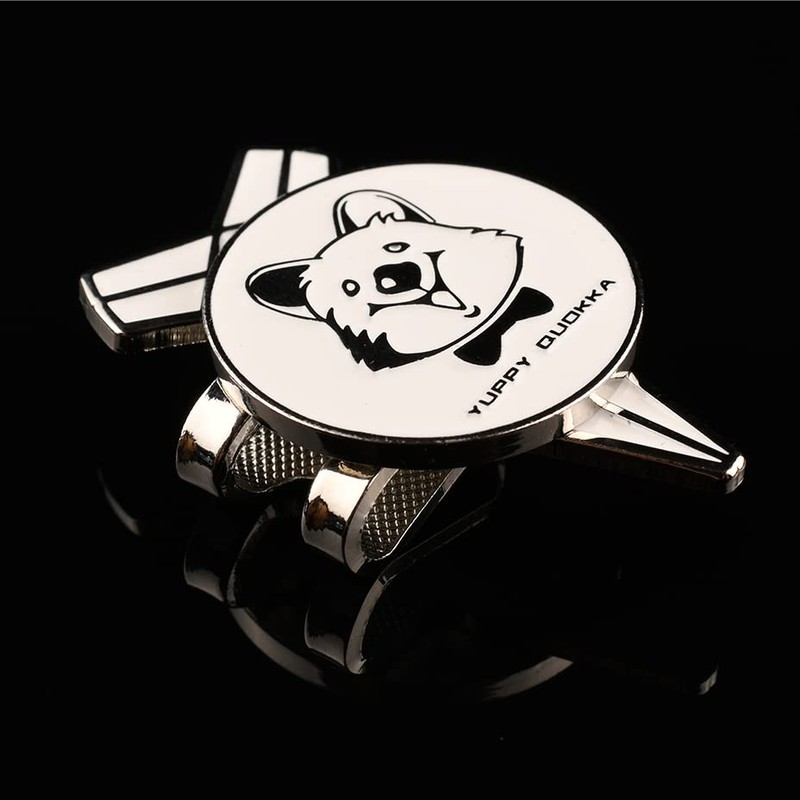 YUPPY QUOKKA Original Design Clip Marker Quocka Design Golf Equipment