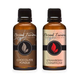 30ML - Pair (2) - Chocolate Fondue & Strawberry Champagne - Premium Fragrance Oil Pair - 30ML