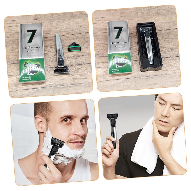 Mikinona Professional Shave Razor Men Stainless Steel Safety Razor Mens