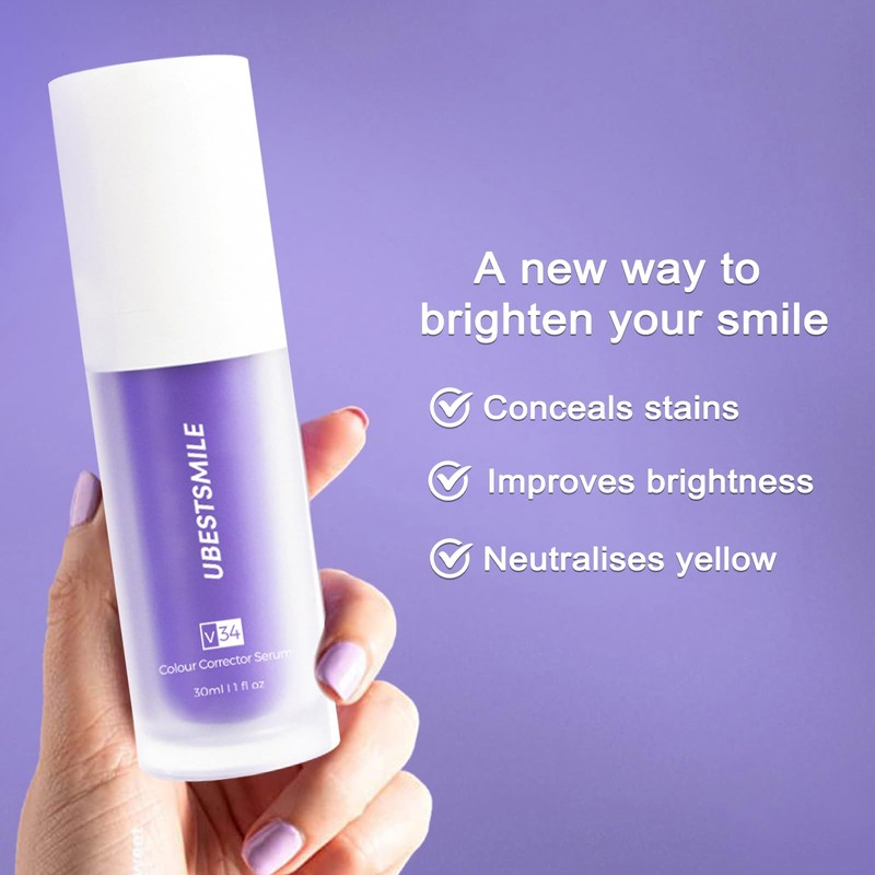 Purple Teeth Whitening Toothpaste Toothpaste 1 Piece White Teeth Whitening