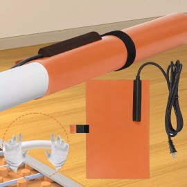 SnulyHeet Silicone PVC Heat Blanket for ½''-1.5'' Conduit, 100-120V, 200W