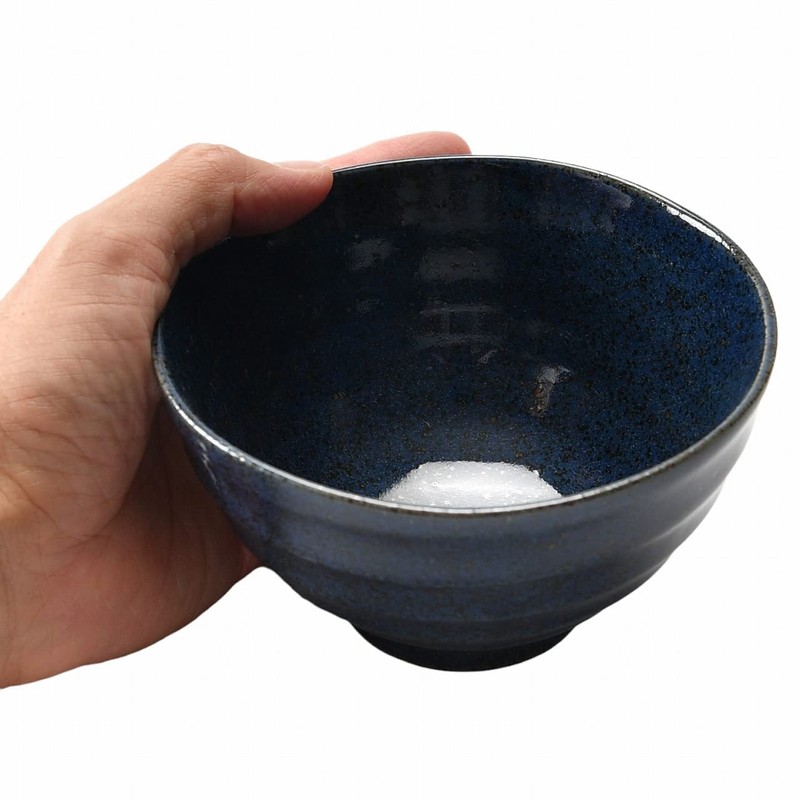 Lapis Lazuli Small Carved Rice Bowl (Large) 5.2 x 3.0