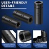 DikTalk 70500 Tap Socket Set, 8-Piece 1/4" & 3/8" Drive