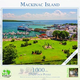 Mackinac Island - 1000 Piece MI Puzzles Jigsaw Puzzle - for Adults