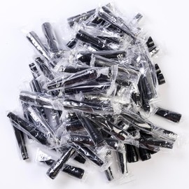 HRK SHISHA ALL BLACK MODEL5 100 Pieces per Bag Mouthpiece Disposable Low Burr Shisha Shop Commercial Use
